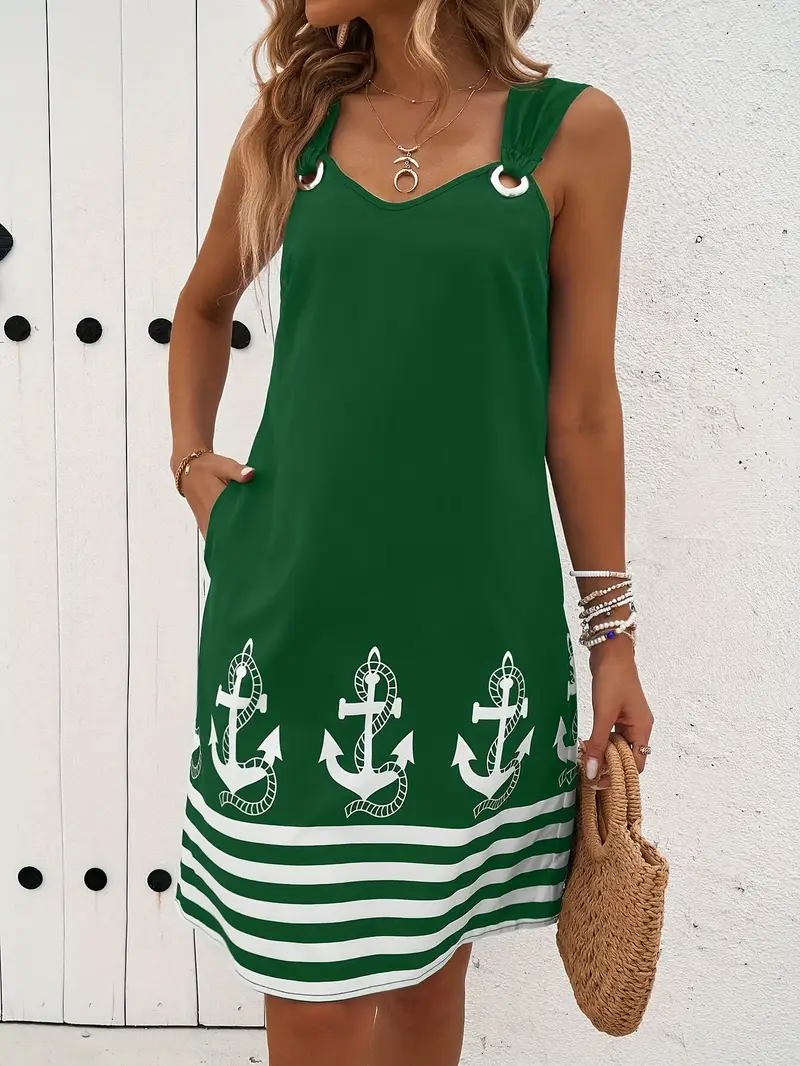 BERNA - ÄRMELLOSES KLEID MIT BREITEN TRÄGERN - Image 9