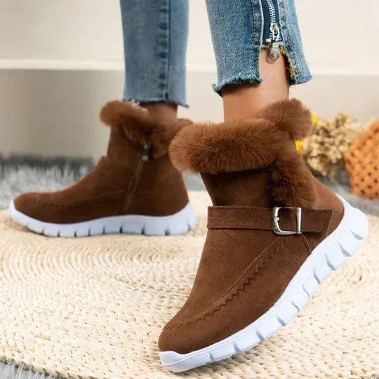 Berna - neue lässige kurze plüschstiefeletten aus wildleder - Image 2