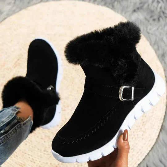 Berna - neue lässige kurze plüschstiefeletten aus wildleder - Image 3
