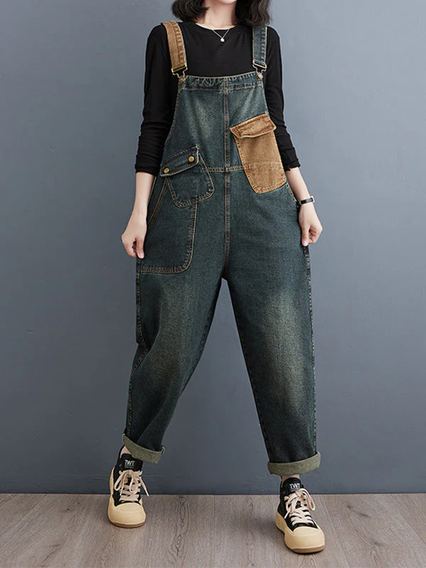 BERNADETTE - SCHLABBER-JUMPSUIT AUS DENIM - Image 13