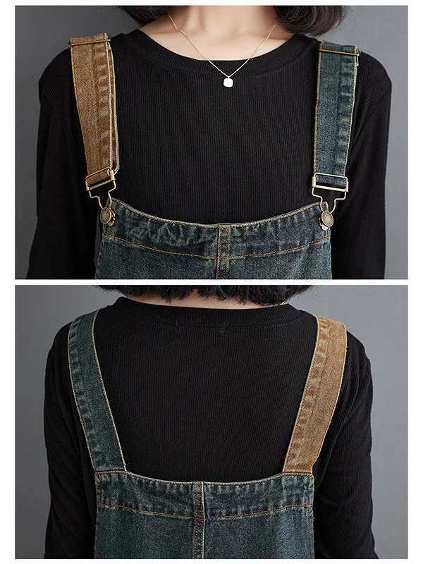 BERNADETTE - SCHLABBER-JUMPSUIT AUS DENIM - Image 5