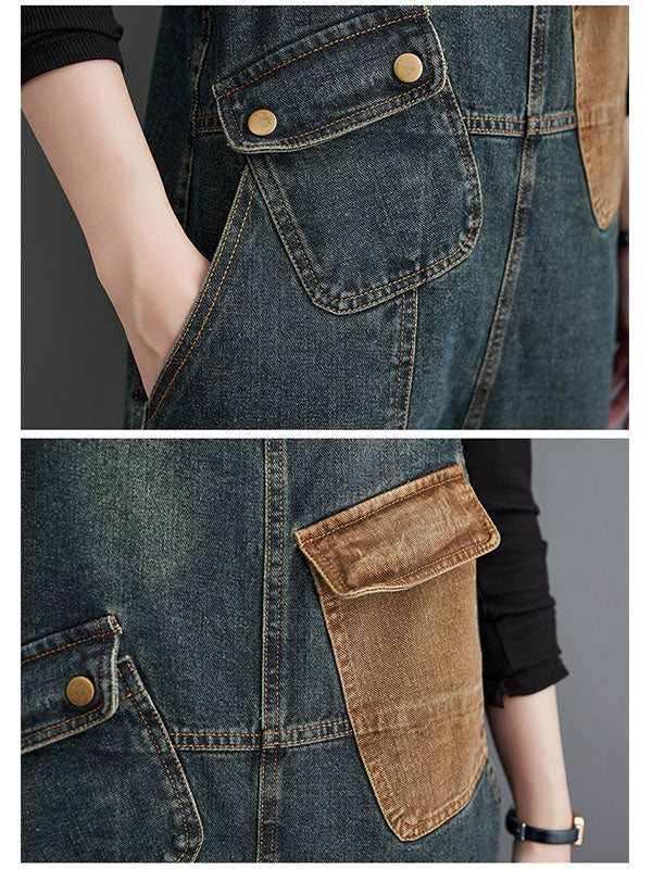 BERNADETTE - SCHLABBER-JUMPSUIT AUS DENIM - Image 6