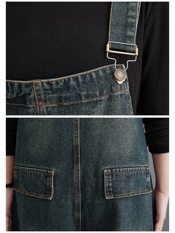 BERNADETTE - SCHLABBER-JUMPSUIT AUS DENIM - Image 7