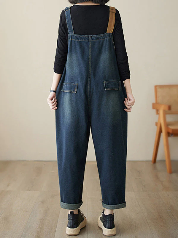 BERNADETTE - SCHLABBER-JUMPSUIT AUS DENIM - Image 8