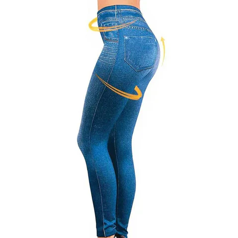 Bernadine - leggings aus denimimitat - Image 2