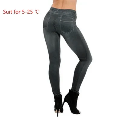 Bernadine - leggings aus denimimitat - Image 4