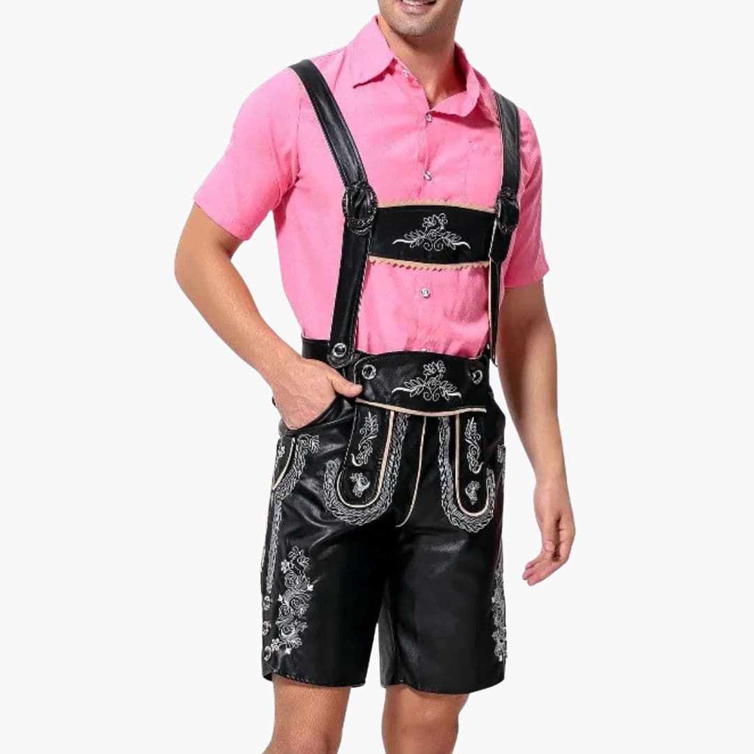 Bestickte Trachten Lederhose für Herren - Oktoberfest 2025 - Image 7