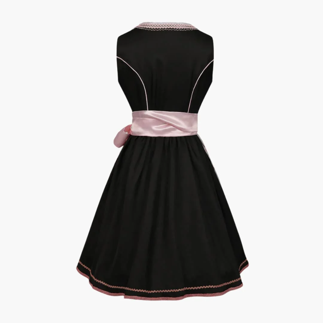 Besticktes Dirndl Kleid mit Satinband für Damen - Oktoberfest 2025 - Image 4