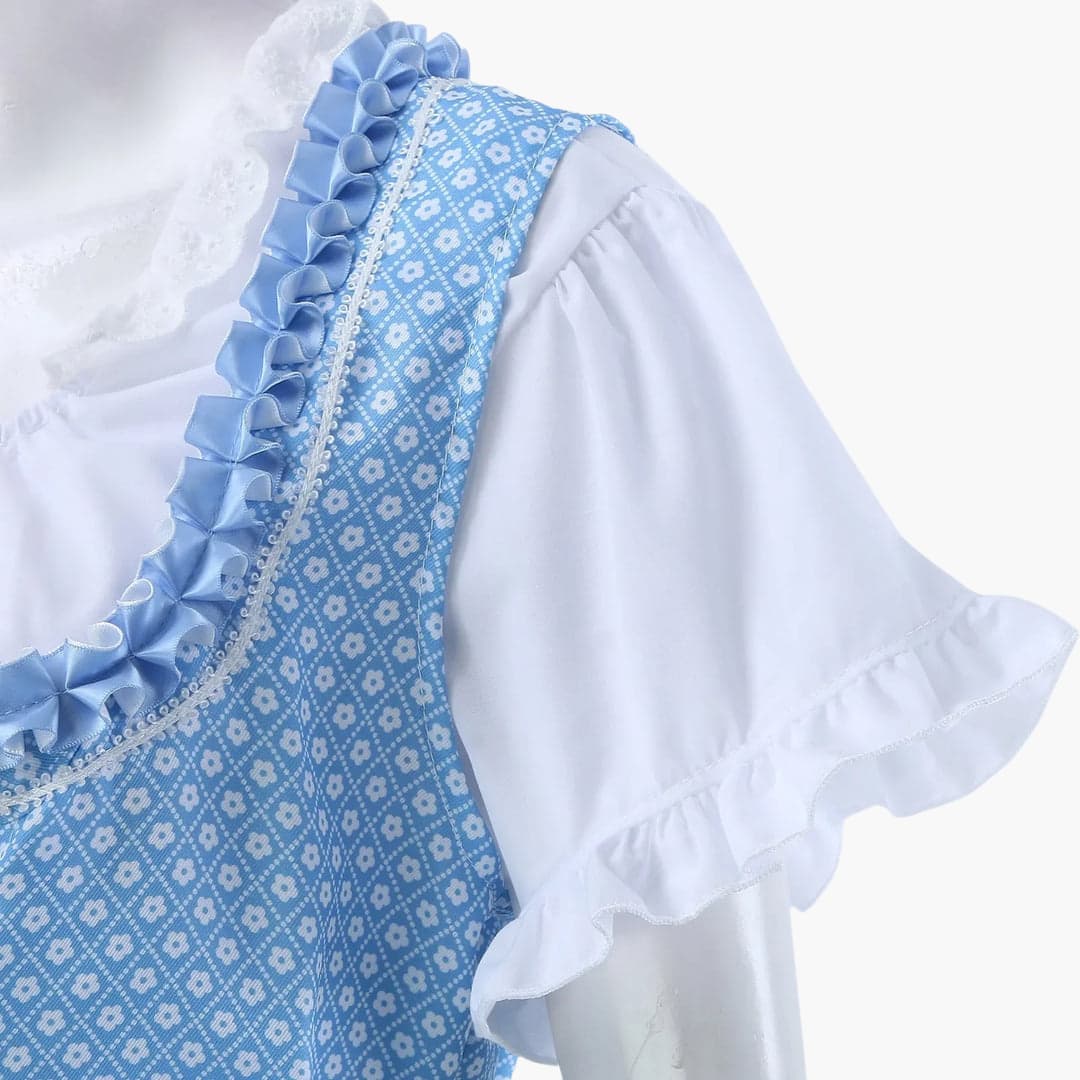 Besticktes Dirndl kleid mit Spitzenschürze für Damen - Oktoberfest 2025 - Image 4