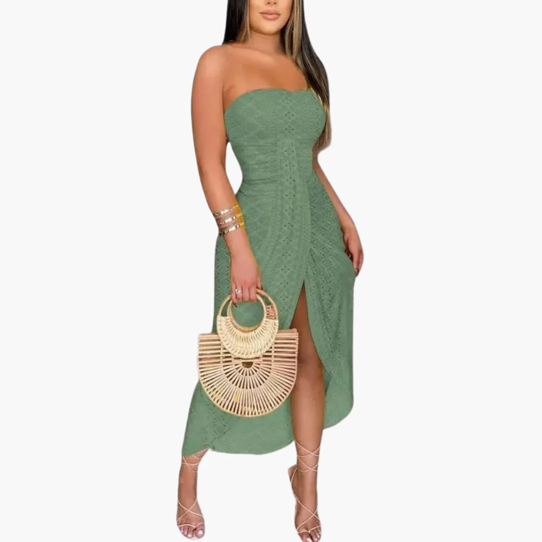 Besticktes Midikleid für Damen – Elegantes Sommerkleid - Image 6