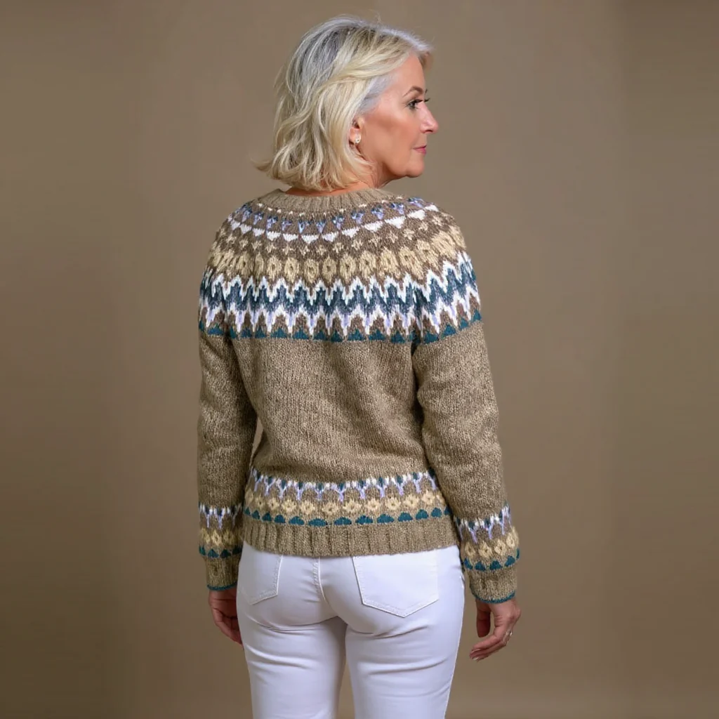 Bettina | Vintage Isländische Strickjacke - Image 3
