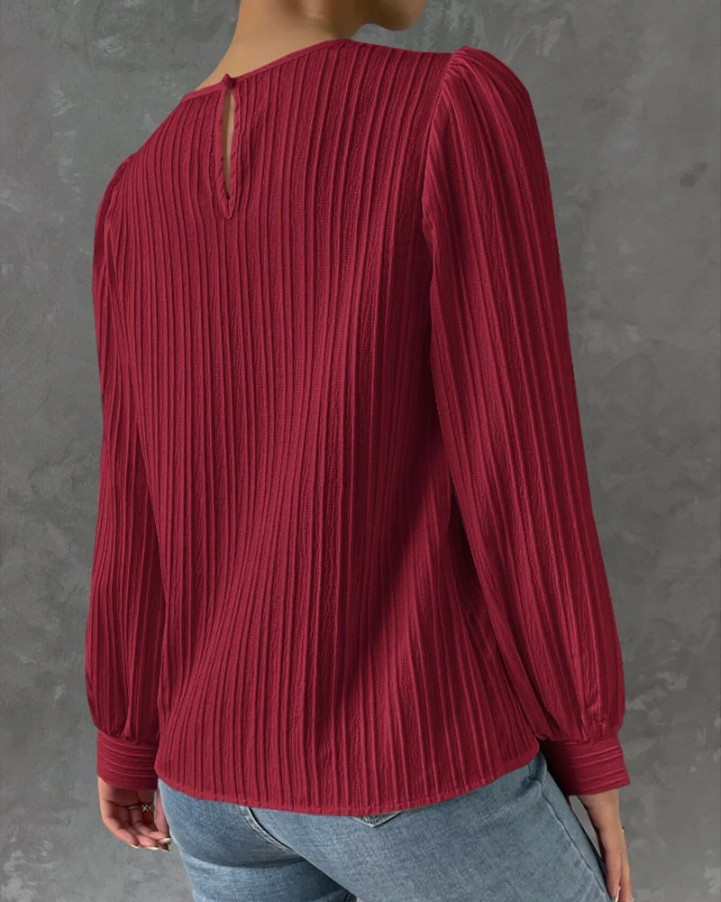 Bianca™ | Elegante Bluse mit langen Laternenärmeln - Image 9