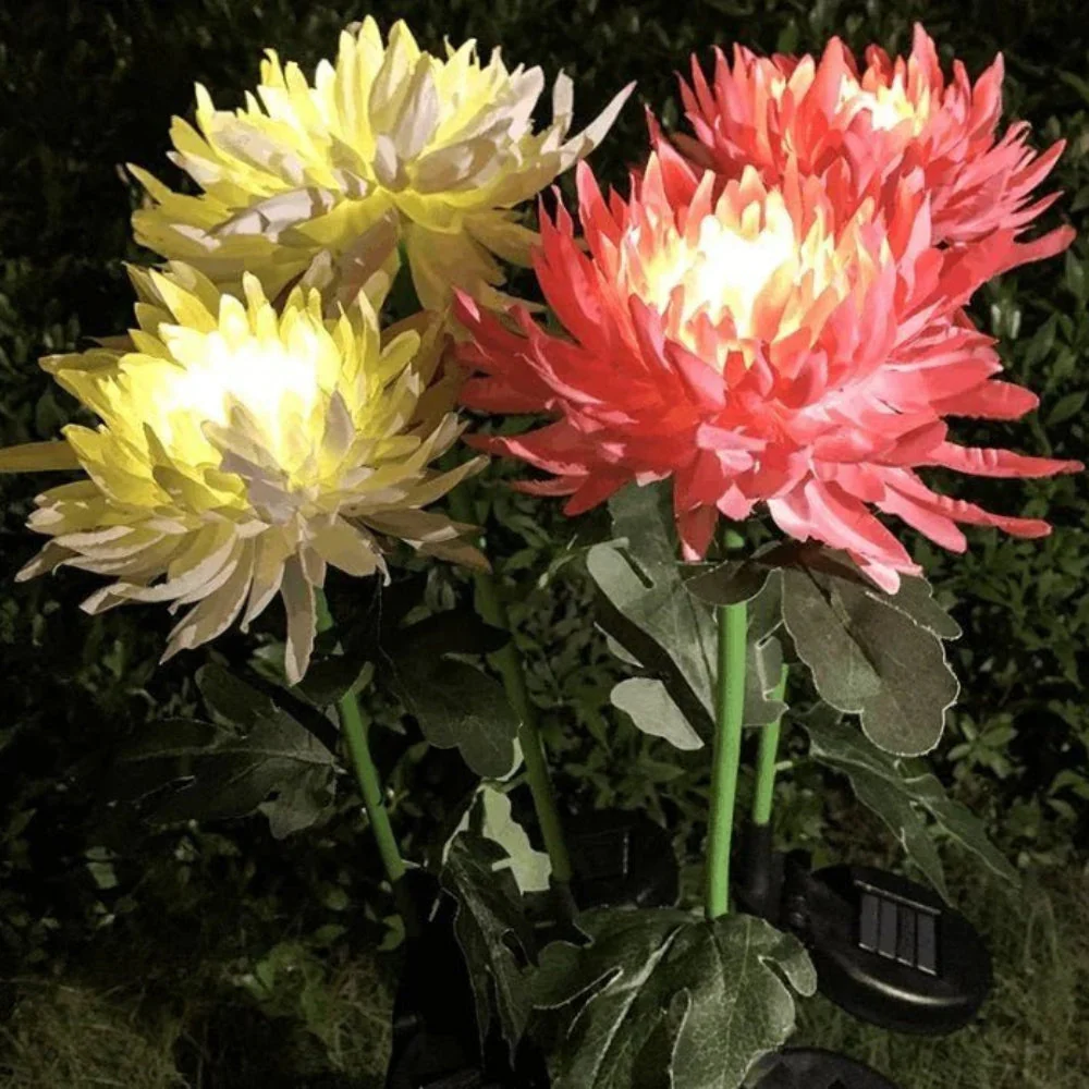 BloomGlow solarbetriebene Gartenlampen – Farbwechselnde LED-Außendekoration - Image 2