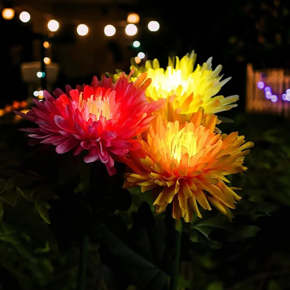 BloomGlow solarbetriebene Gartenlampen – Farbwechselnde LED-Außendekoration - Image 3