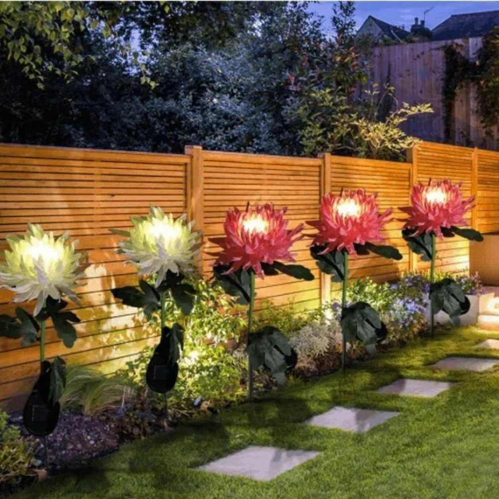 BloomGlow solarbetriebene Gartenlampen – Farbwechselnde LED-Außendekoration - Image 5