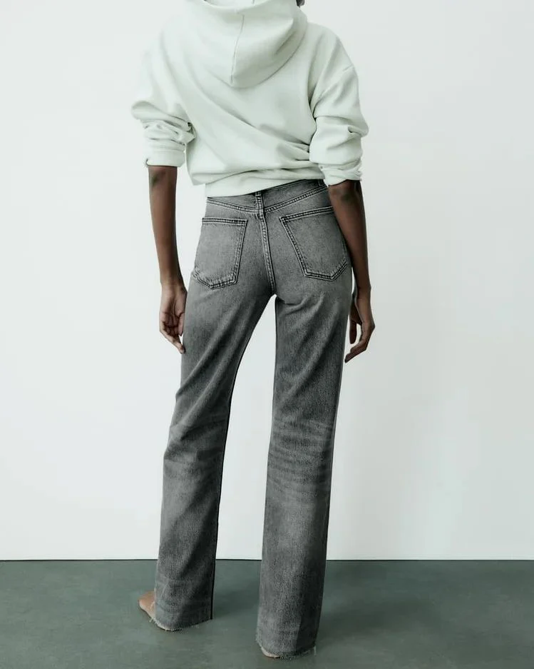 Blytthe-Jeans mit geradem Bein