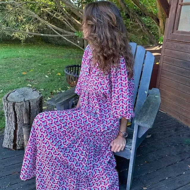 Boho-Kleid mit Puffärmeln - Image 7
