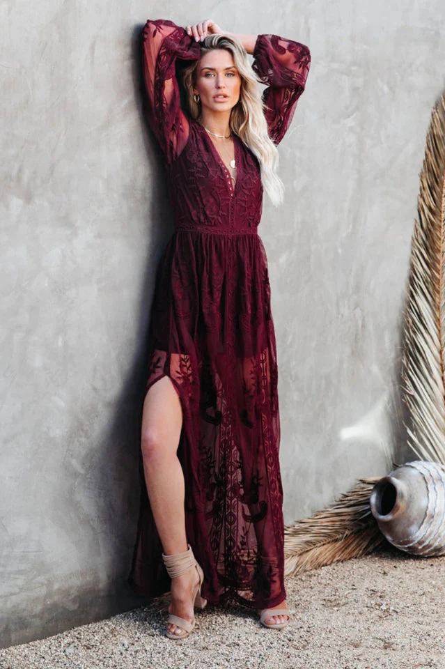 BohoLuxe Lange Bohemekleid - Image 15