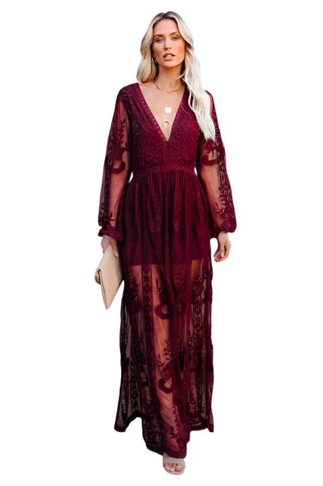 BohoLuxe Lange Bohemekleid - Image 19