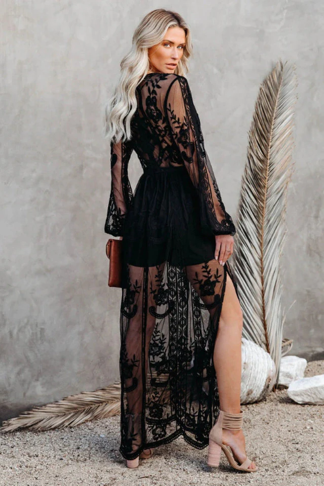 BohoLuxe Lange Bohemekleid - Image 4