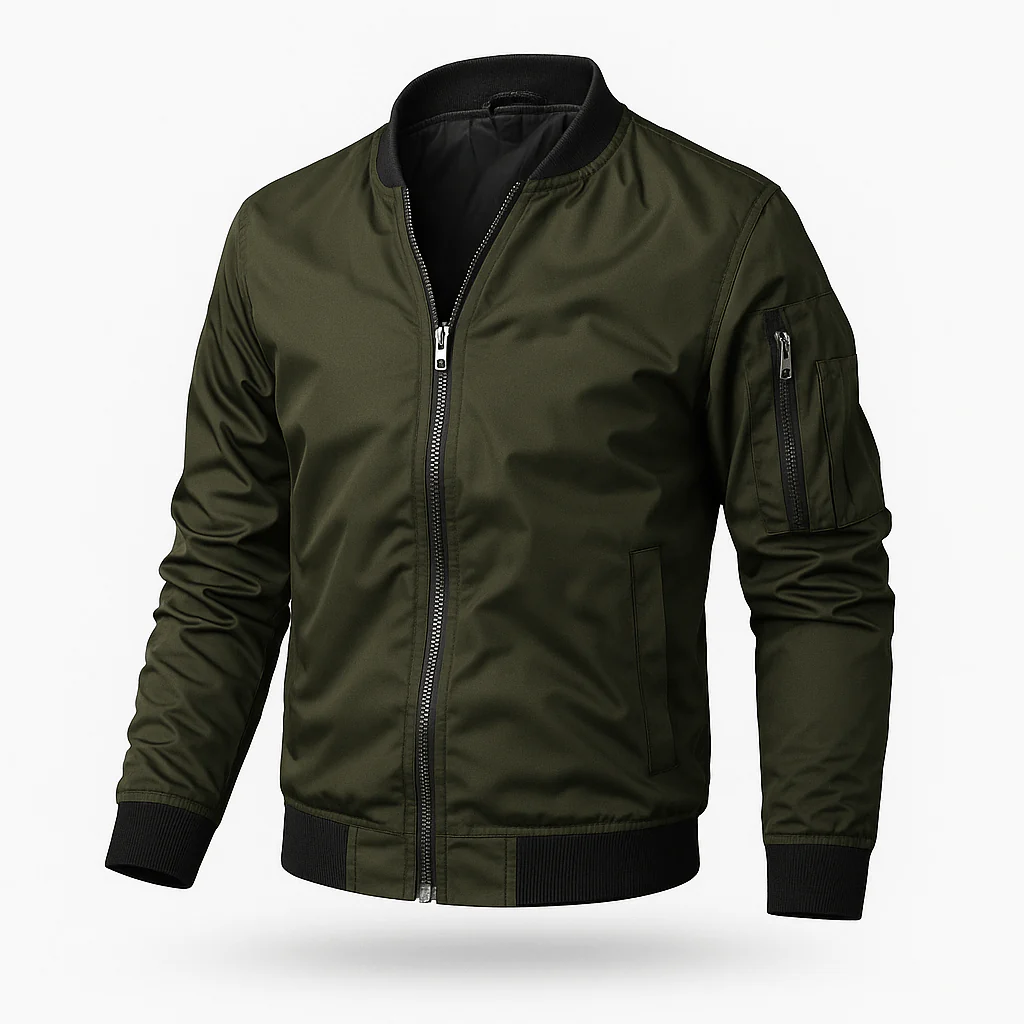 Bomberjacke Herren | Leicht Mit Reißverschluss - Image 5