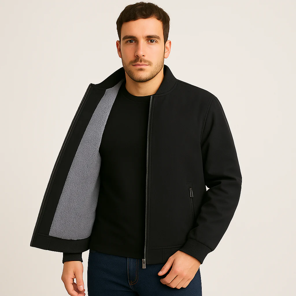 Bomberjacke mit Fleecefutter für Herren