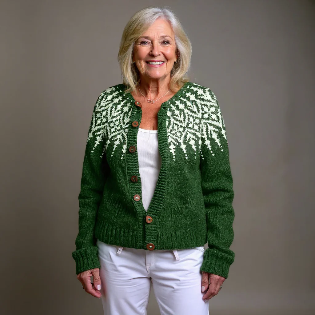 Brienne | Vintage Isländische Strickjacke - Image 2