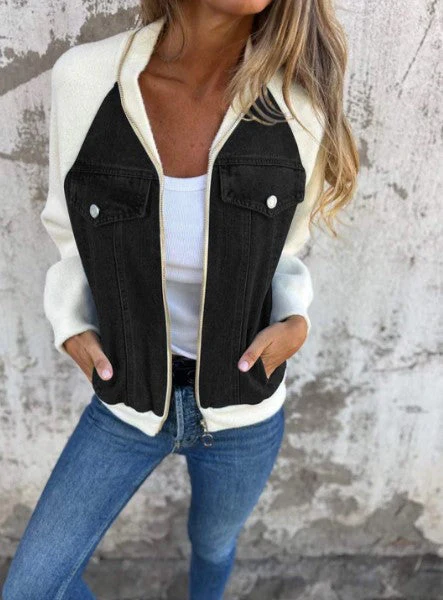 Brooklynn - moderne jacke mit denim - Image 3