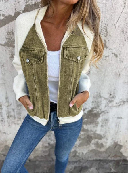 Brooklynn - moderne jacke mit denim - Image 5