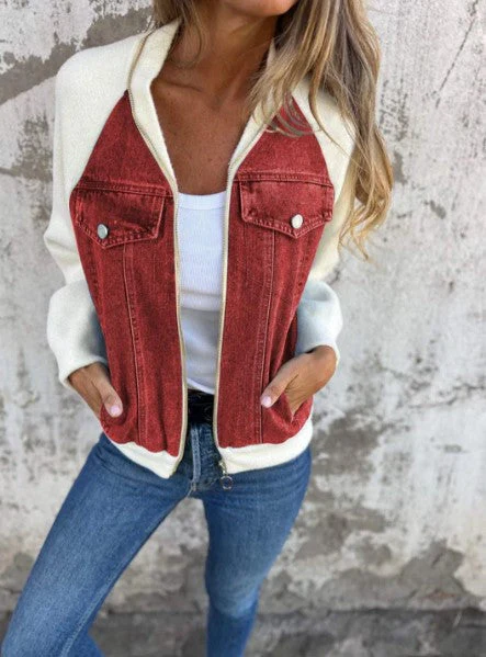 Brooklynn - moderne jacke mit denim - Image 6