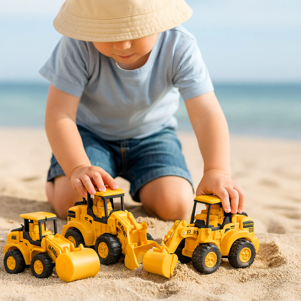 BuildMaster | Pädagogisches Konstruktionsspielzeug-Fahrzeugset zur Förderung der Kreativität von Kindern