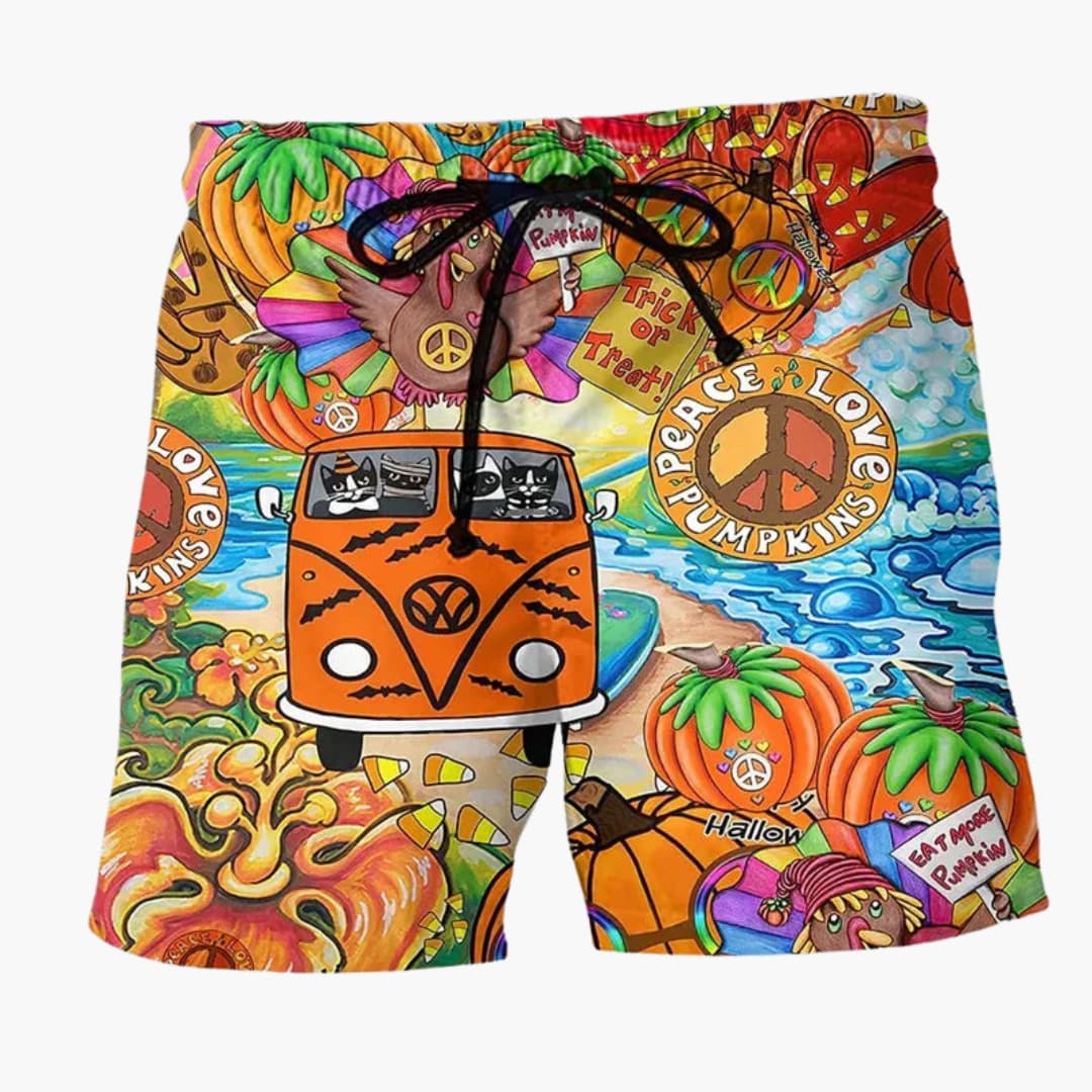 Bunte bedruckte Boardshorts für Männer - Sommerliche Strandmode - Image 2