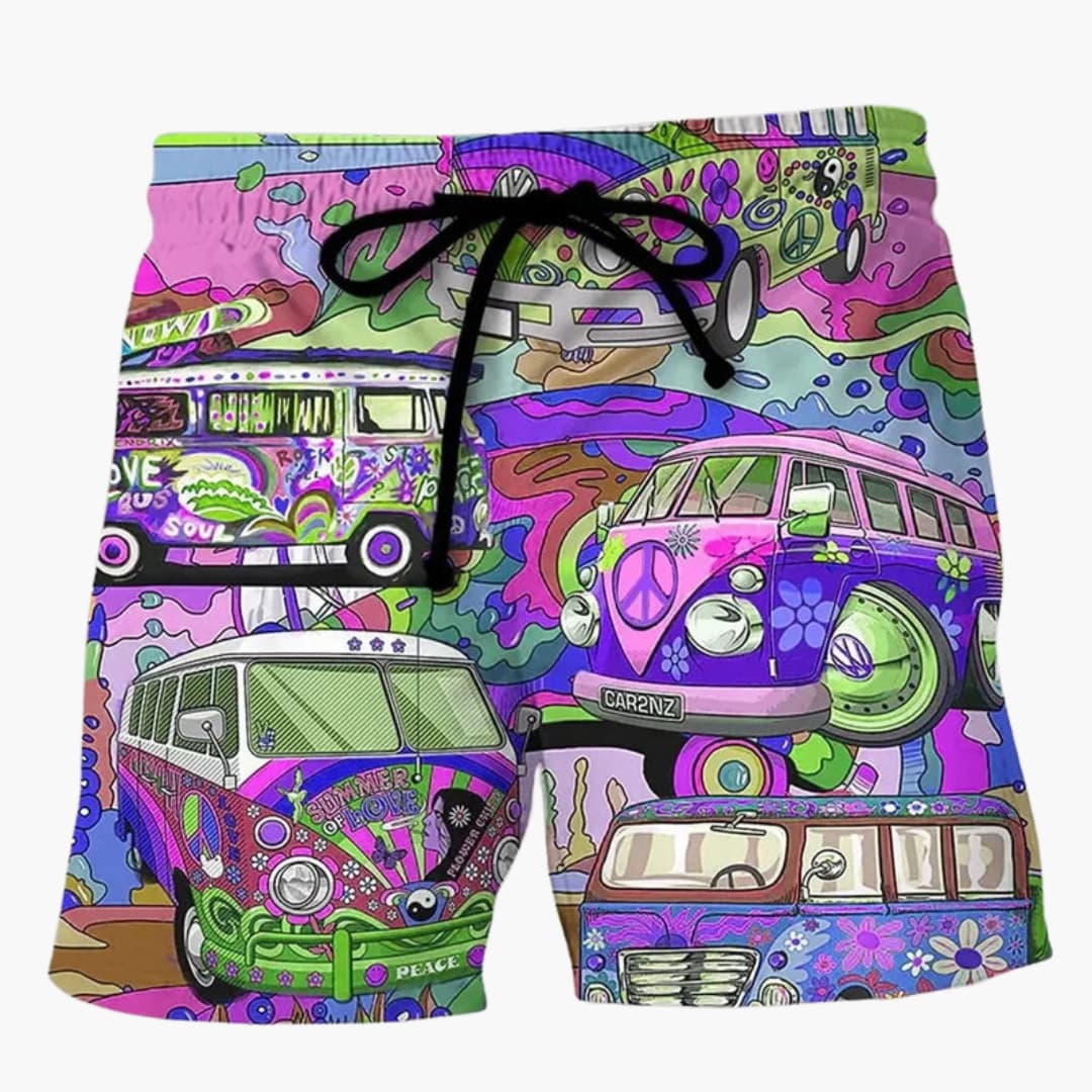 Bunte bedruckte Boardshorts für Männer - Sommerliche Strandmode - Image 5