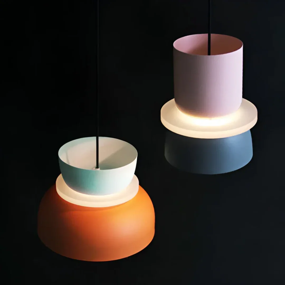 Bunte Glas-LED-Pendelleuchte für Esstisch und Wohnzimmer – Modernes Design, energieeffizient - Image 4