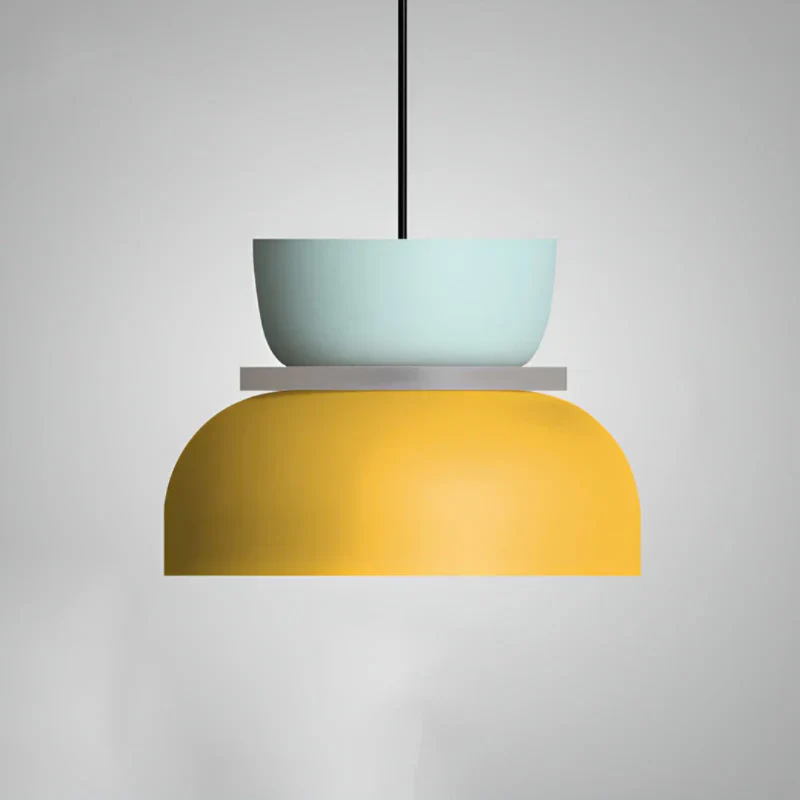 Bunte Glas-LED-Pendelleuchte für Esstisch und Wohnzimmer – Modernes Design, energieeffizient - Image 9