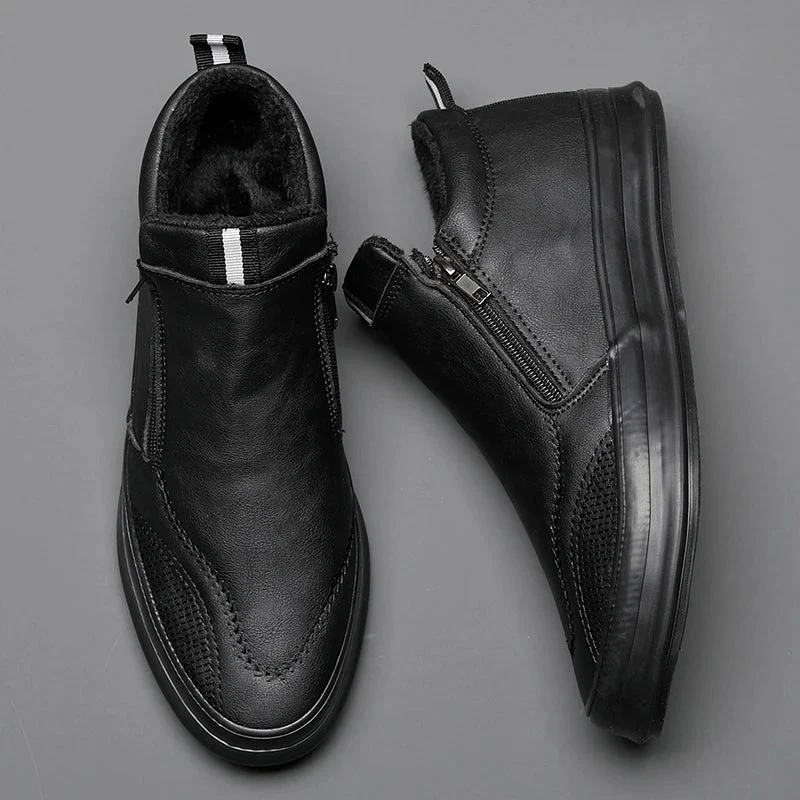 BURKHARD - LEDER SCHUHE MIT WARMEM FUTTER - Image 2