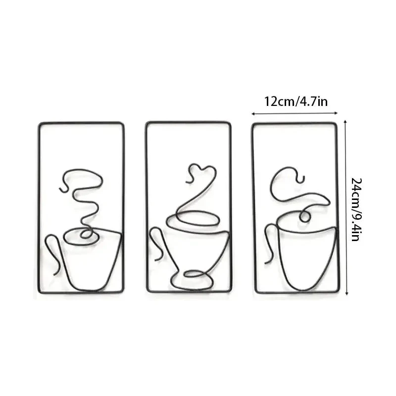 CaféCharm – Legesichere Wandkunst mit Kaffeetasse für Innen- und Außenbereich - Image 6