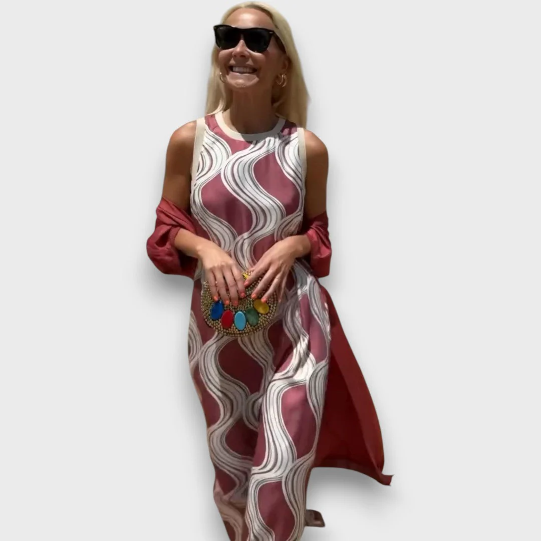 Caliera – Maxikleid mit Cardigan