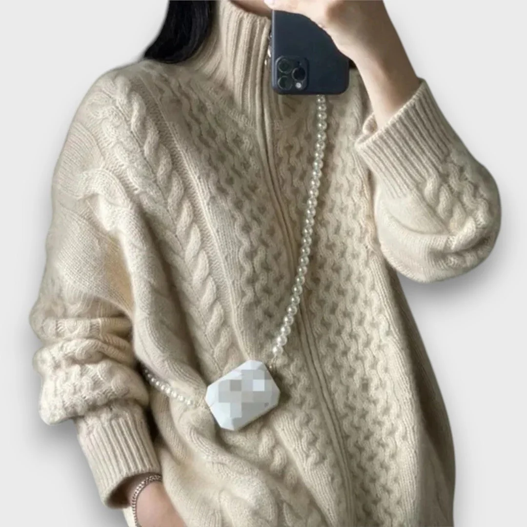 Calira – Strickjacke mit Reißverschluss - Image 2