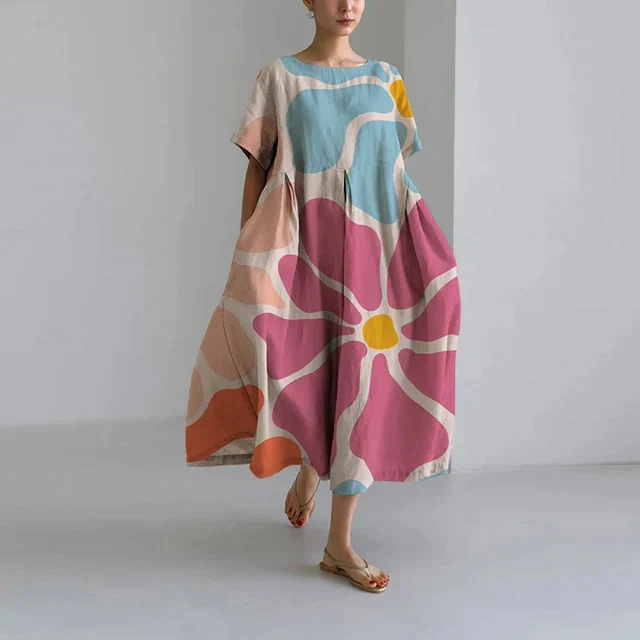 Calliope - Elegantes Kleid mit Blumenmuster