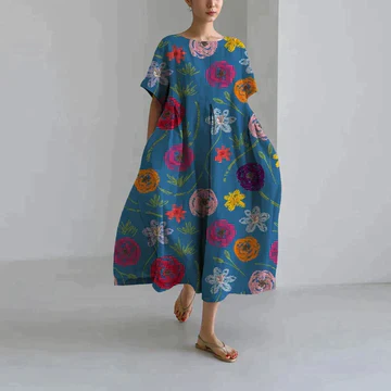 Calliope - Elegantes Kleid mit Blumenmuster - Image 7