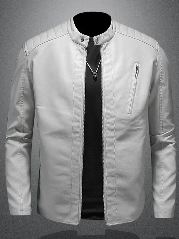 Calvin - premium herren biker lederjacke - Image 3