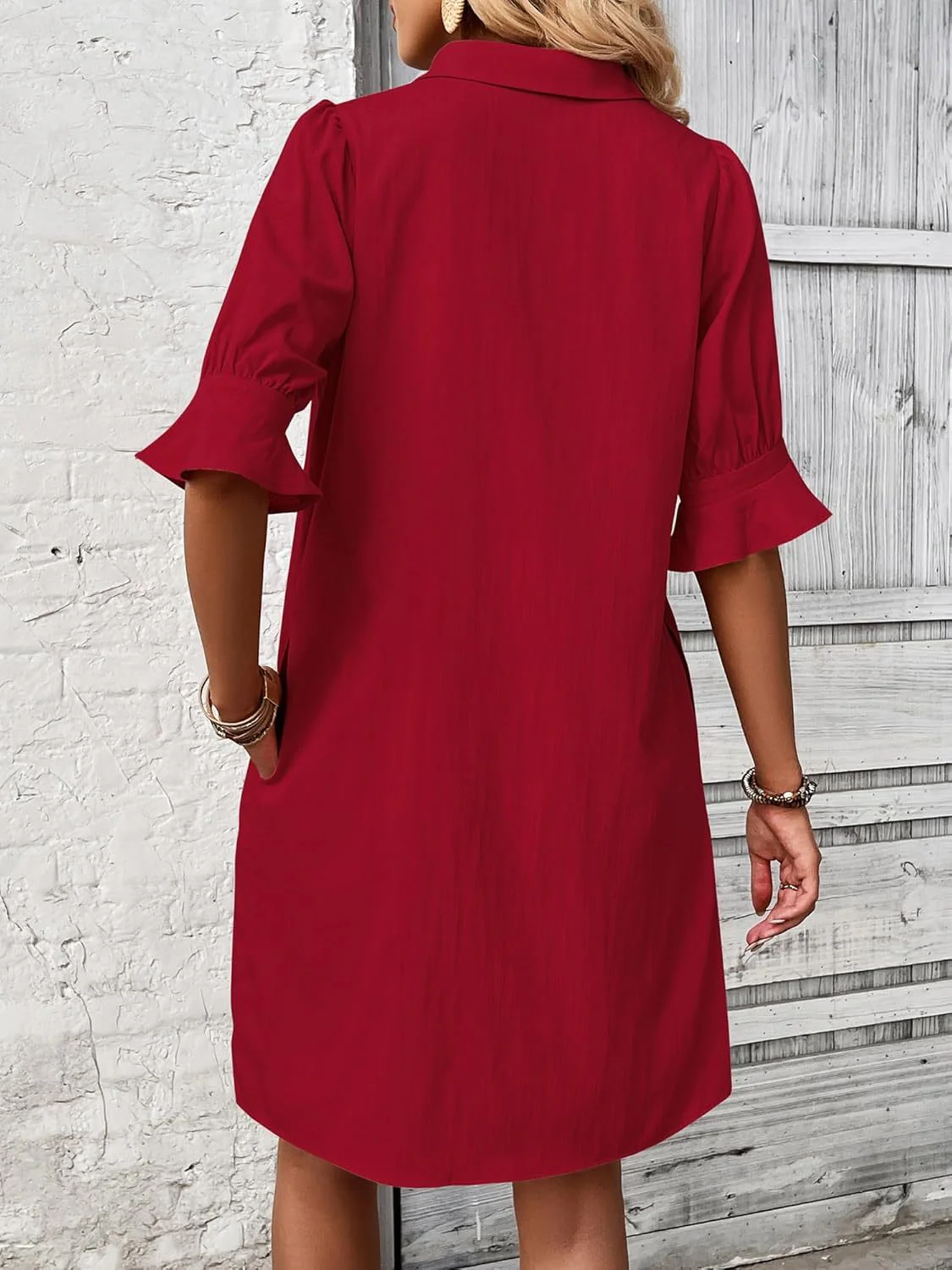 Cameron | Elegantes Rüschenkleid - Image 10