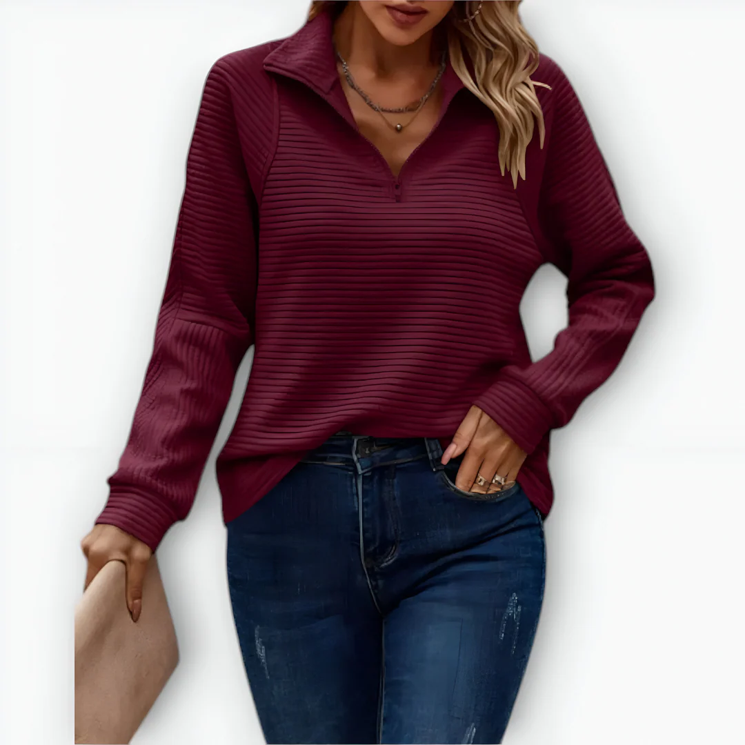 Camila | Pullover mit Halbreißverschluss - Image 3