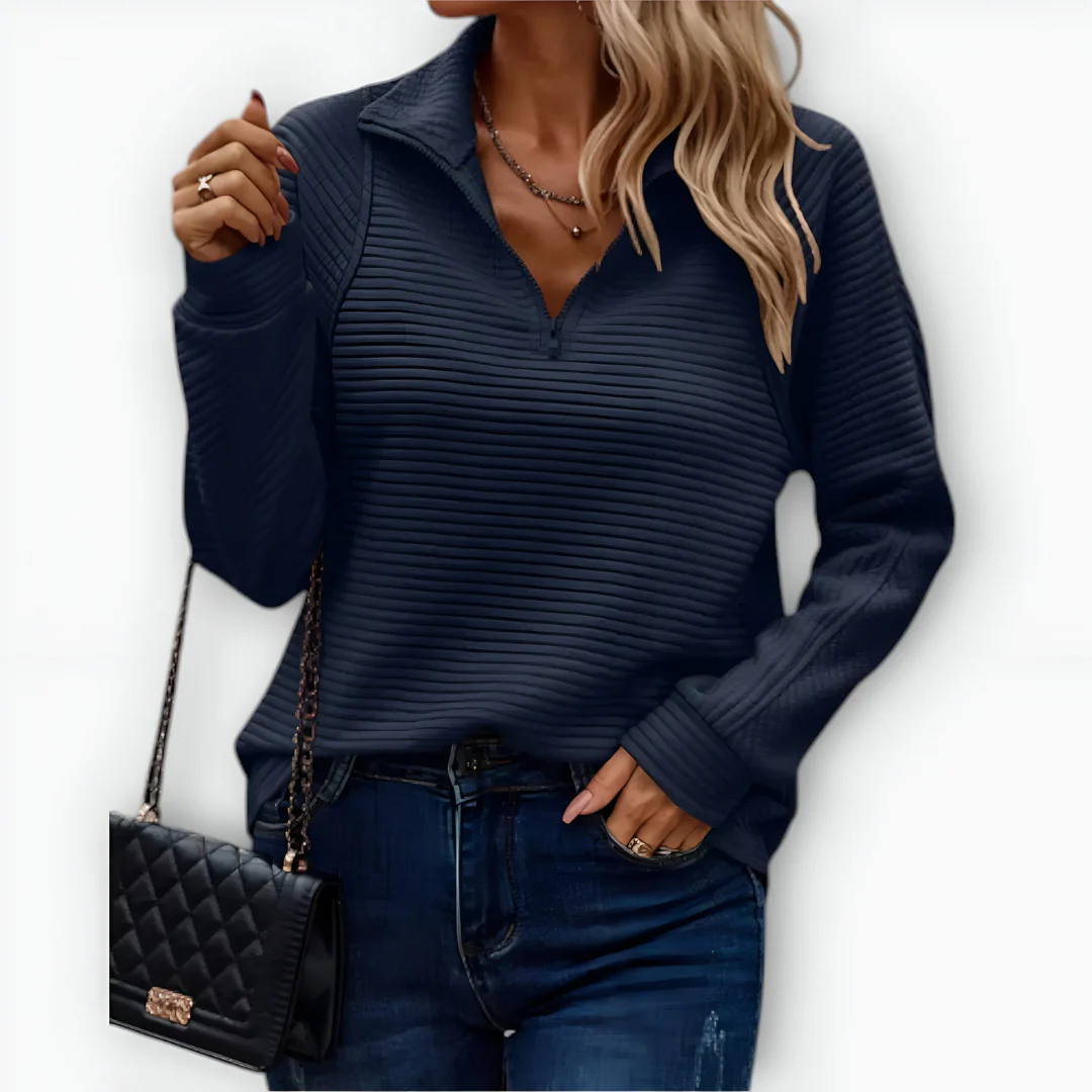Camila | Pullover mit Halbreißverschluss - Image 6