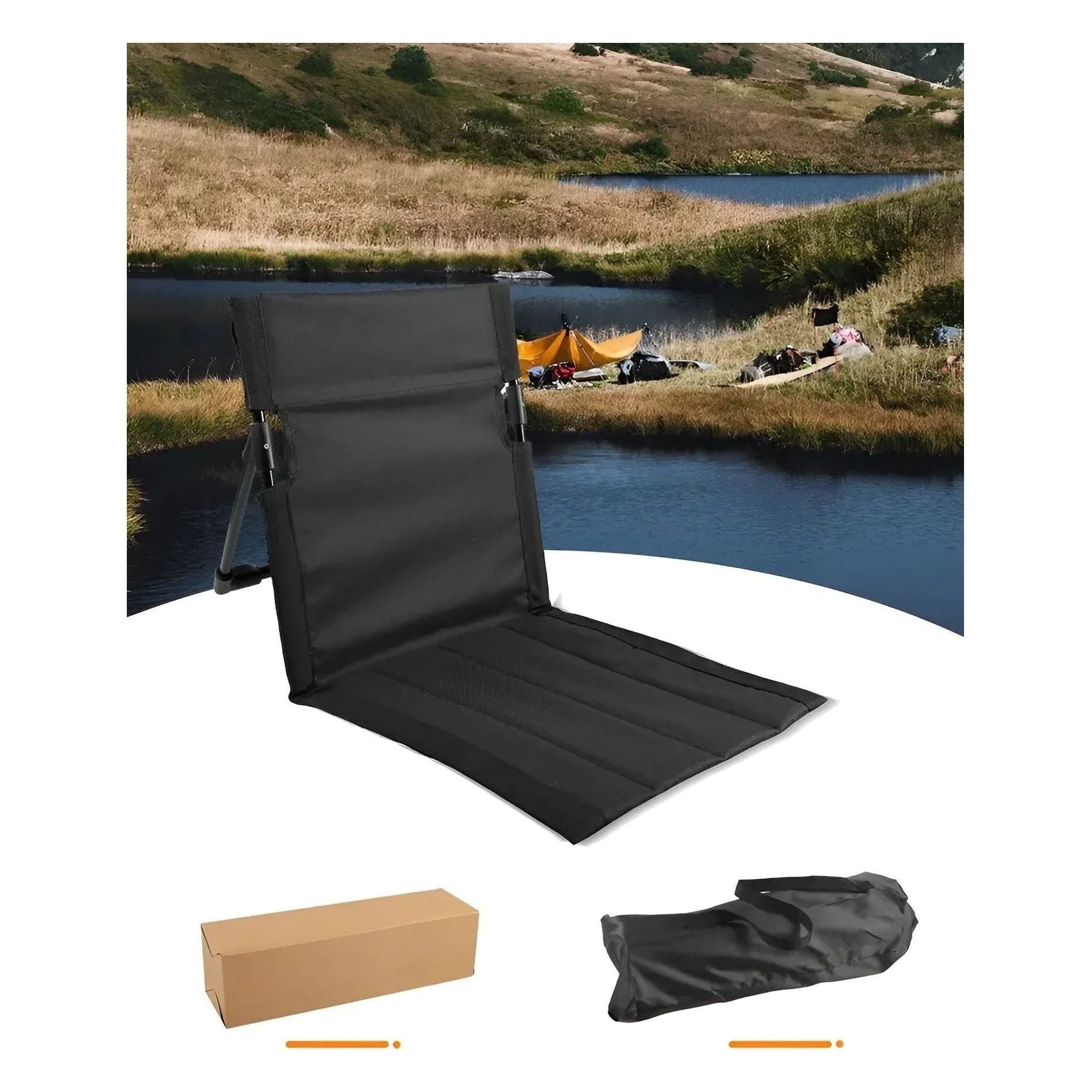 CampRelax Zusammenklappbarer Outdoor-Stuhl – Leichtgewicht Sitzgelegenheiten - Image 5