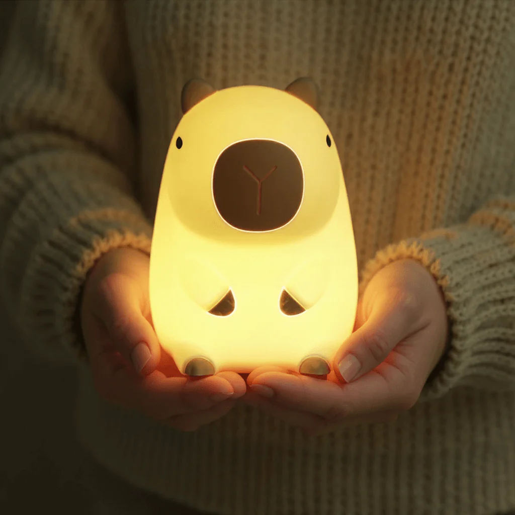 CapybaraGlow | Verstellbares Silikon-Nachtlicht für entspannende Atmosphäre - Image 2