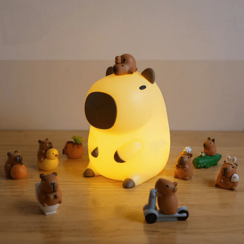 CapybaraGlow | Verstellbares Silikon-Nachtlicht für entspannende Atmosphäre - Image 5