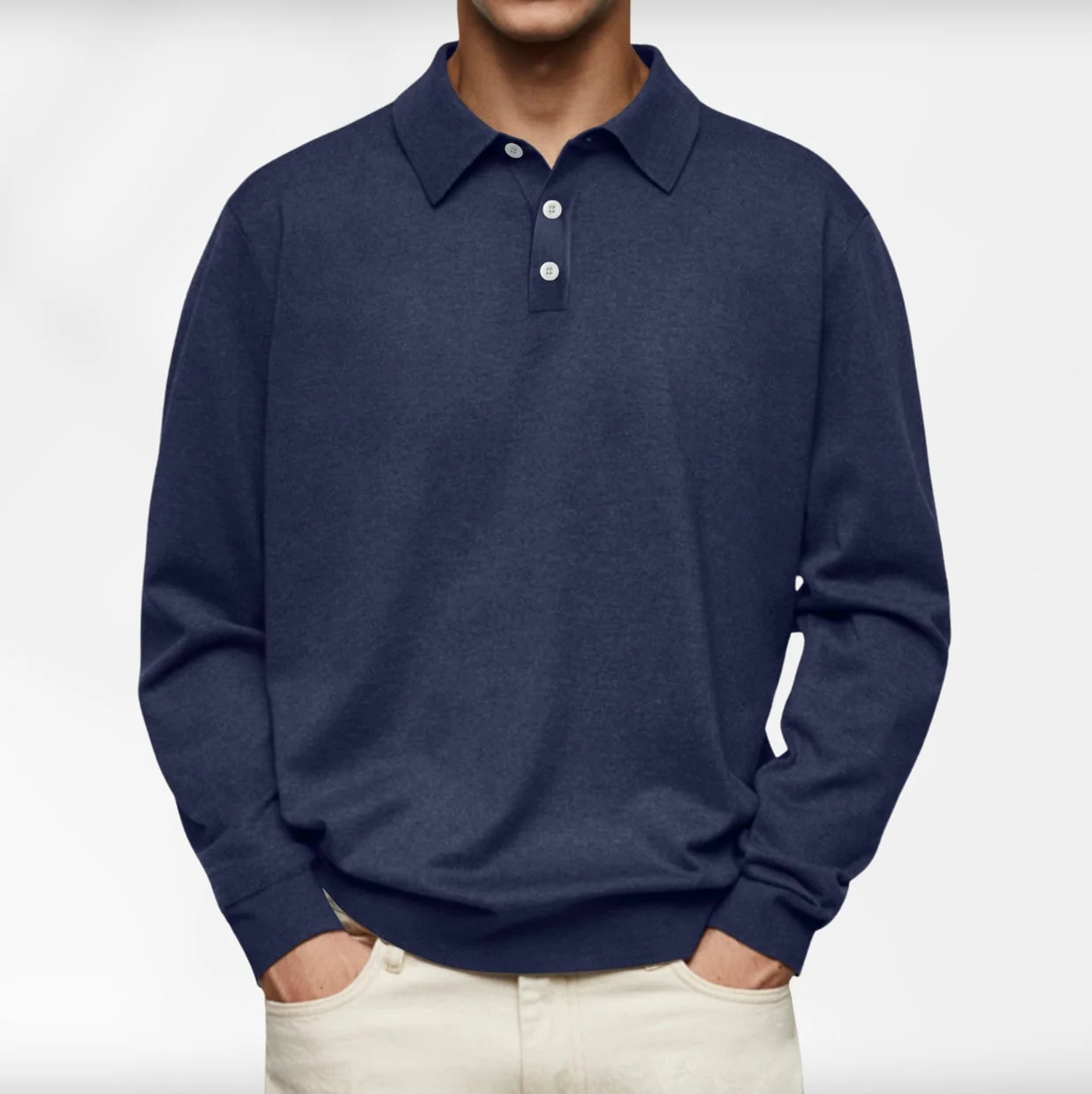 Carl | Langarm-Poloshirt für Herren
