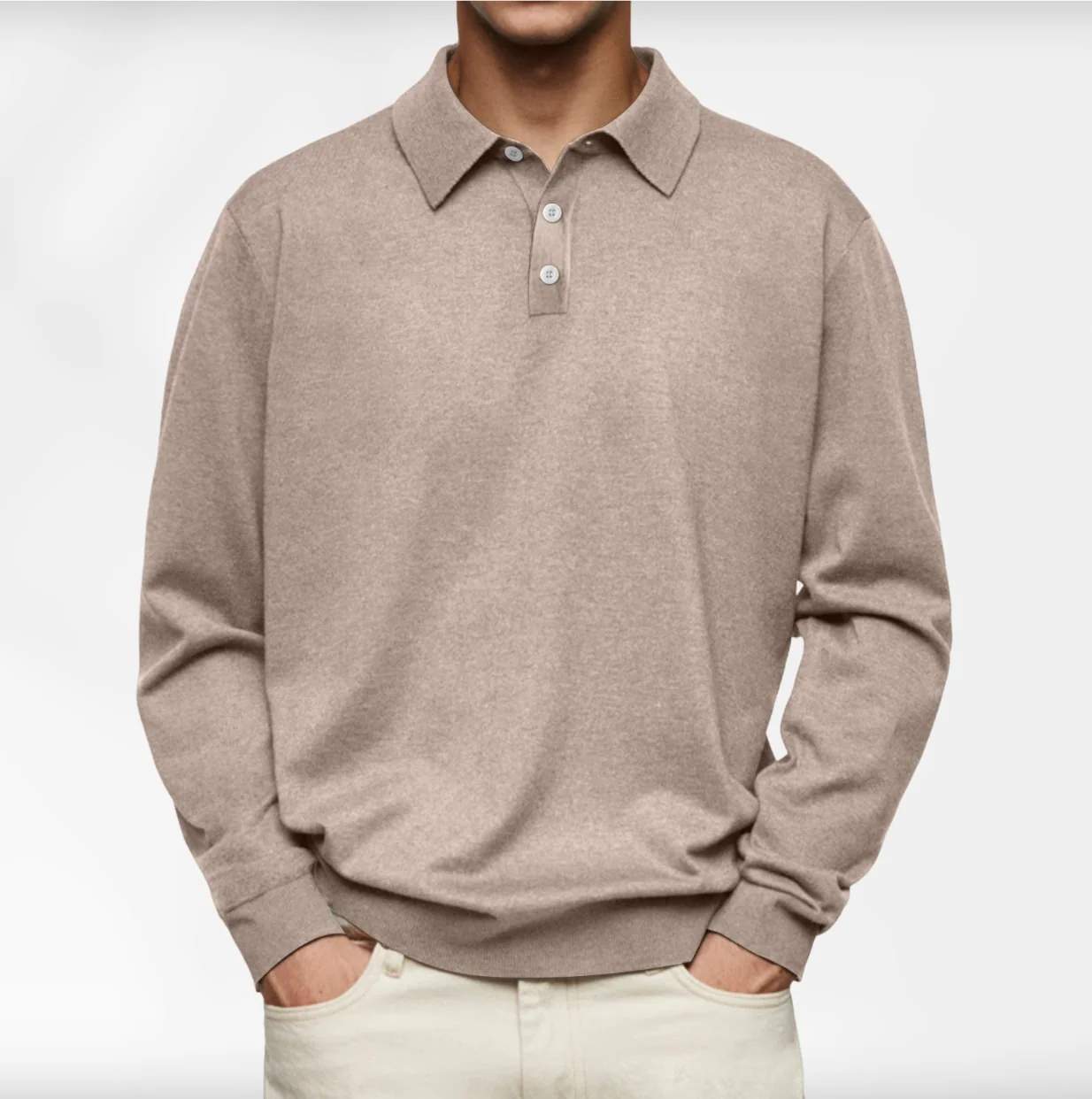 Carl | Langarm-Poloshirt für Herren - Image 3
